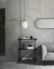 Norm Wall Mirror Oval, black