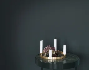 Candle Holder Circle Small, brass