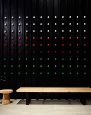 Coat Dots, red