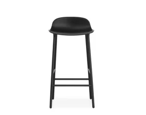 Form Bar Chair 65 cm Steel, black
