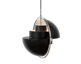 Multi-Lite Pendant Large, black/chrome