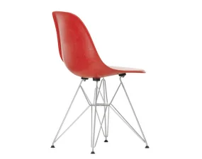 Eames Fiberglass Side Chair DSR, red