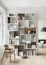 Stacked Medium, white