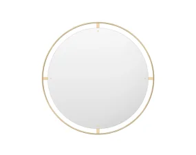 Nimbus Mirror Ø110, polished brass