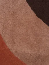 View Tufted Rug, red brown