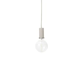 Collect Socket Pendant Low, light grey