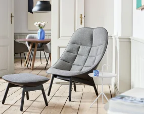 Uchiwa Ottoman, black oak, Hallingdal 116/Sierra SI1001