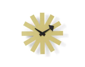 Asterisk Clock, brass