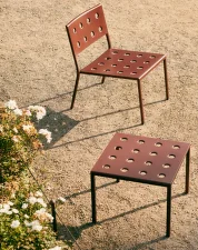 Balcony Lounge Chair, iron red