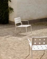 Balcony Lounge Armchair, chalk beige