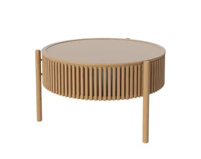 Story Coffee Table Ø83, oiled oak