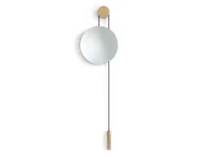 Rise & Shine Wall Mirror, natural oak