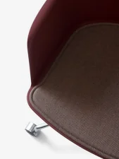 Rely HW48 Armchair, bronzed/red brown