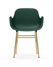 Form Armchair Brass, green