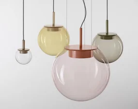 Orbis 150 PC1289 Pendant Lamp, smoke light brown / khaki matte