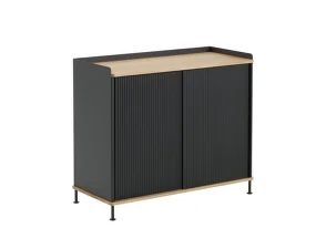 Enfold Sideboard 100x85, oak/anthracite black
