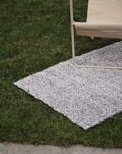 Slub Bouclé Runner, charcoal