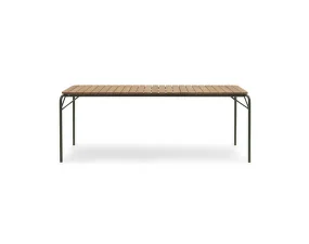 Vig Table 90 x 200 cm Robinia, dark green
