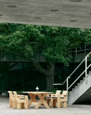 Crate Dining Table L230, pinewood