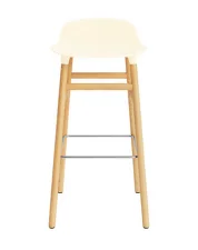 Form Bar Chair 75 cm Oak, cream/oak