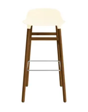 Form Bar Chair 75 cm Walnut, cream