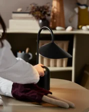 Arum Portable Lamp, black