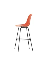 Eames Plastic Bar Stool High, poppy red