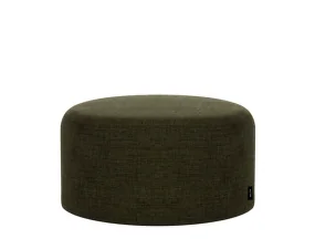 Folk Pouf Low, italian olive