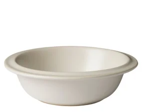 Edge Bowl Ø16 cm, set of 2, ecru stoneware