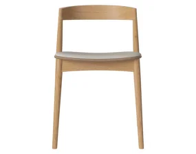 Kite Dining Chair, oiled oak/Revi beige