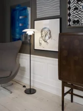 PH 3½-2½ Floor Lamp, black metallised