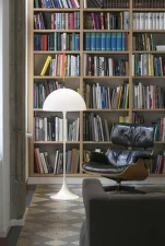 Panthella Floor Lamp, white opal acryl