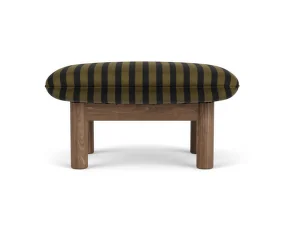 Brasilia Ottoman, Cabanon Soft/walnut