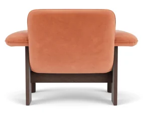 Brasilia Lounge Chair Low Back, Avalon 012/dark stained oak
