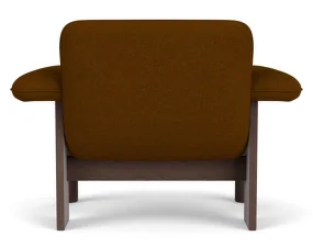Brasilia Lounge Chair Low Back, Baru 0450/dark stained oak