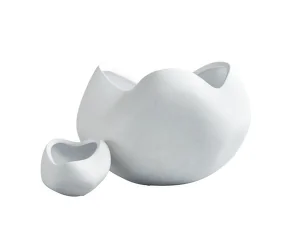 Curve Bowl Big, bone white