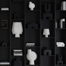 Cobra Vase Uno Mini, black
