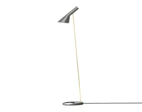 AJ Floor Lamp, warm grey/brass