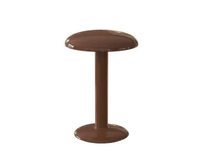 Gustave Portable Lamp, lacquered brown