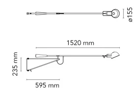 265 Wall Lamp Small, chromatica