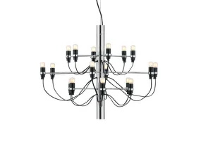 2097/18 Suspension Frosted Bulbs, chrome