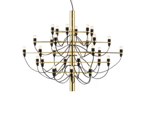 2097/30 Suspension Frosted Bulbs, brass
