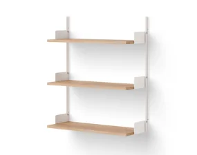 Wall Shelf 900, oak/white