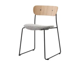 Pavilion Side Chair AV52, oak/Sisu 165