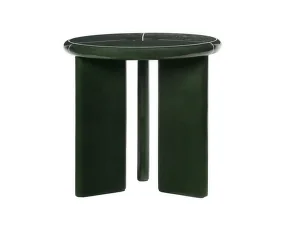 Deya Side Table, dark green