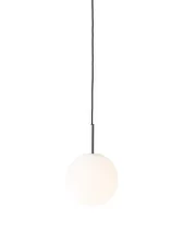TR Bulb Pendant, polished steel