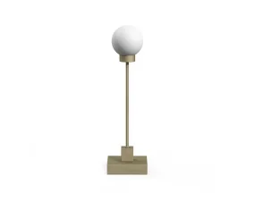 Snowball Portable Table Lamp, grey beige