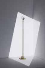 Snowball Portable Floor Lamp, grey beige