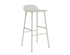Form Bar Chair 75 cm Steel, light grey