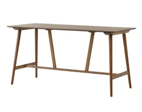 In Between SK26 Counter Table, smoked lacquered oak